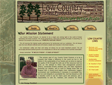 Tablet Screenshot of lowcountryforestproducts.com